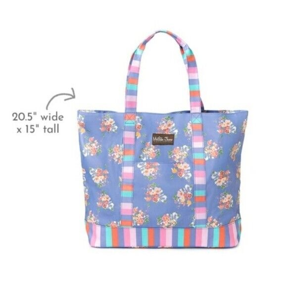 Matilda Jane Bags Matilda Jane We Made It Tote Blue Floral Beach